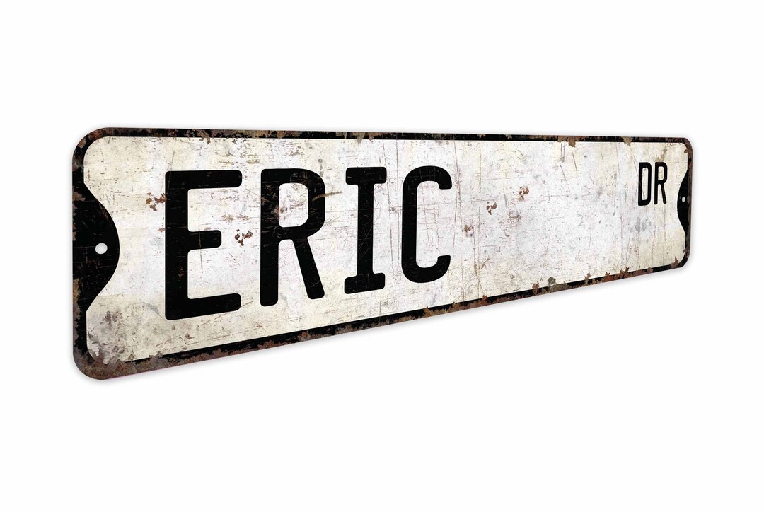 Eric Name Sign - Children Room Sign - Custom Name Sign - Kids Room Door ...