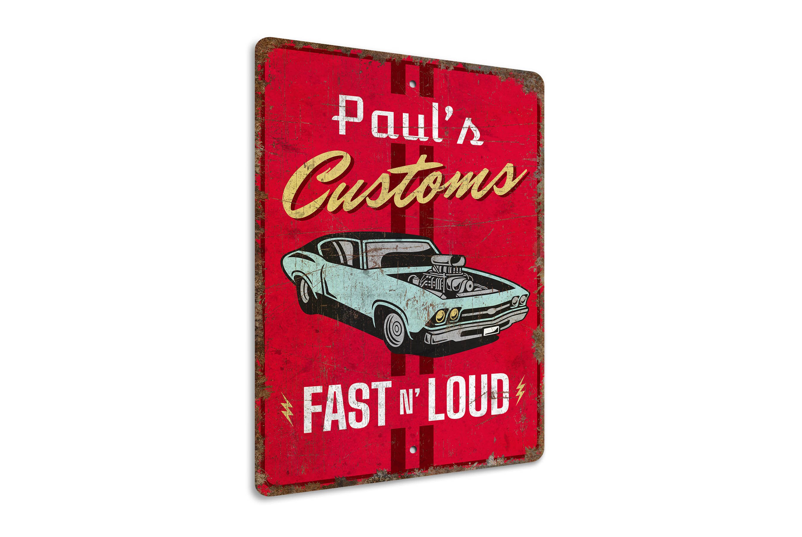 Custom Car Sign - Custom Car Garage Sign - Custom Car Decor - Car ...