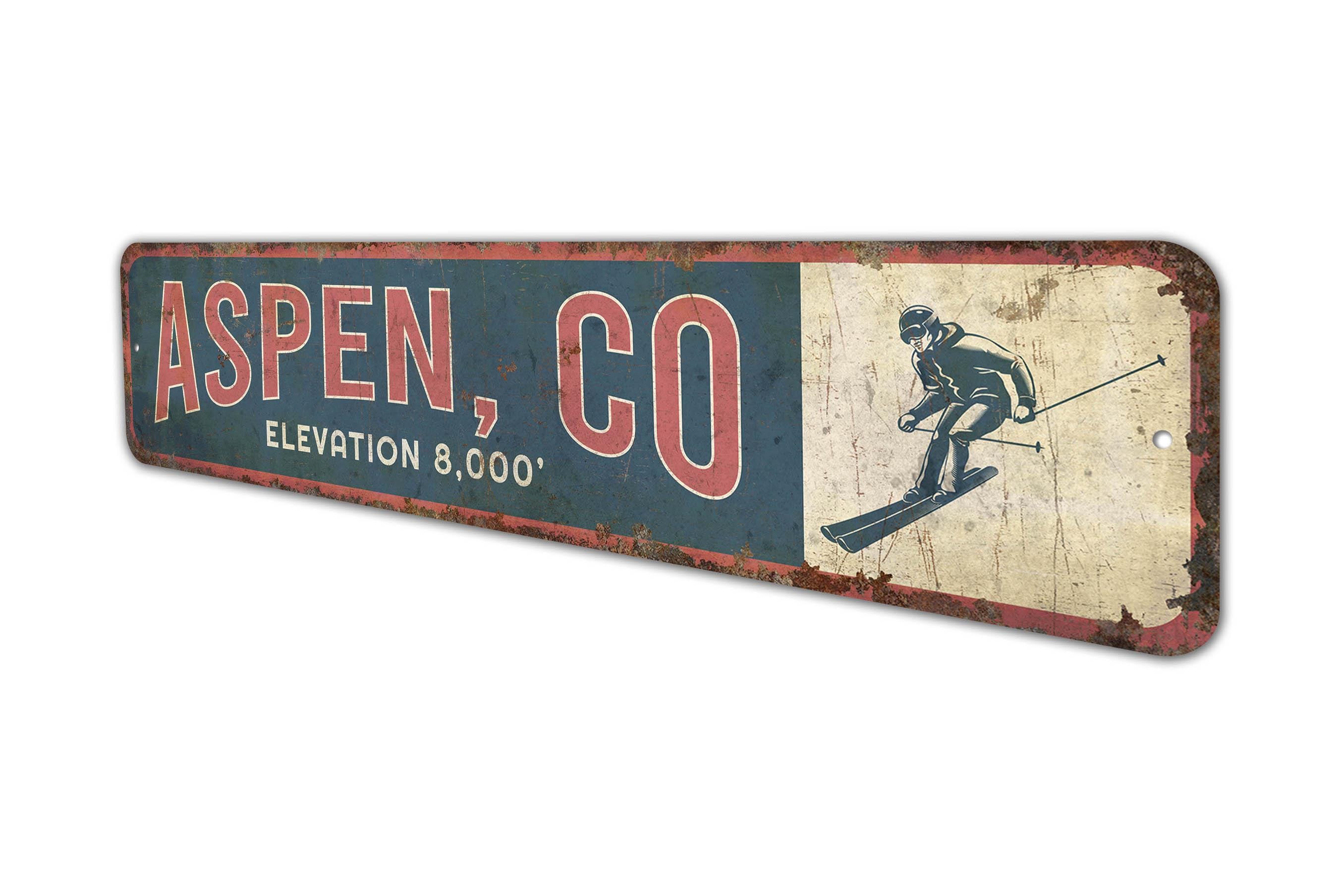 Aspen Sign - Custom Aspen Sign - Aspen Colorado Sign - Vintage Style ...