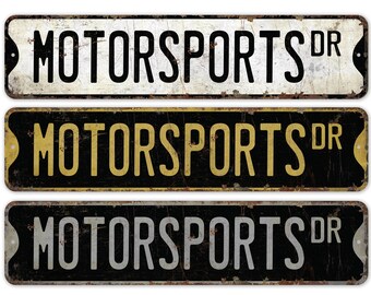 Motorsports - Motorsports Sign - Motorsports Game - Motorsports Decor - Sports Sign - Premium Quality Rustic Metal Sign