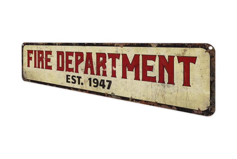 Fire Department - Fire Department Sign - Fire Department Decor ...