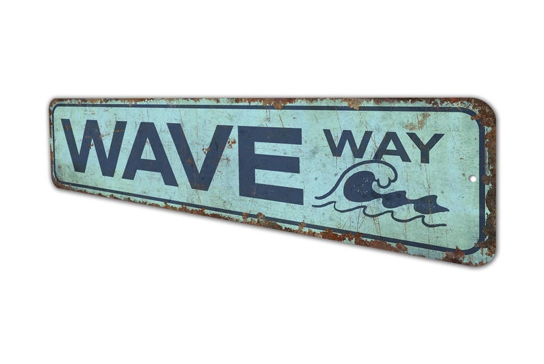 Insert Sign Wave Wave Way Sign - Custom Wave Sign - Wave Decor - Wave Gifts - Ocean Sign ...