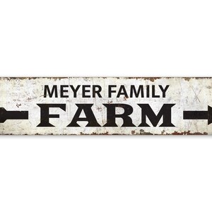 Family Farm Sign - Family Farm Decor - Vintage Style Sign - Family Farm - Custom Family Farm - Premium Quality Rustic Metal Sign