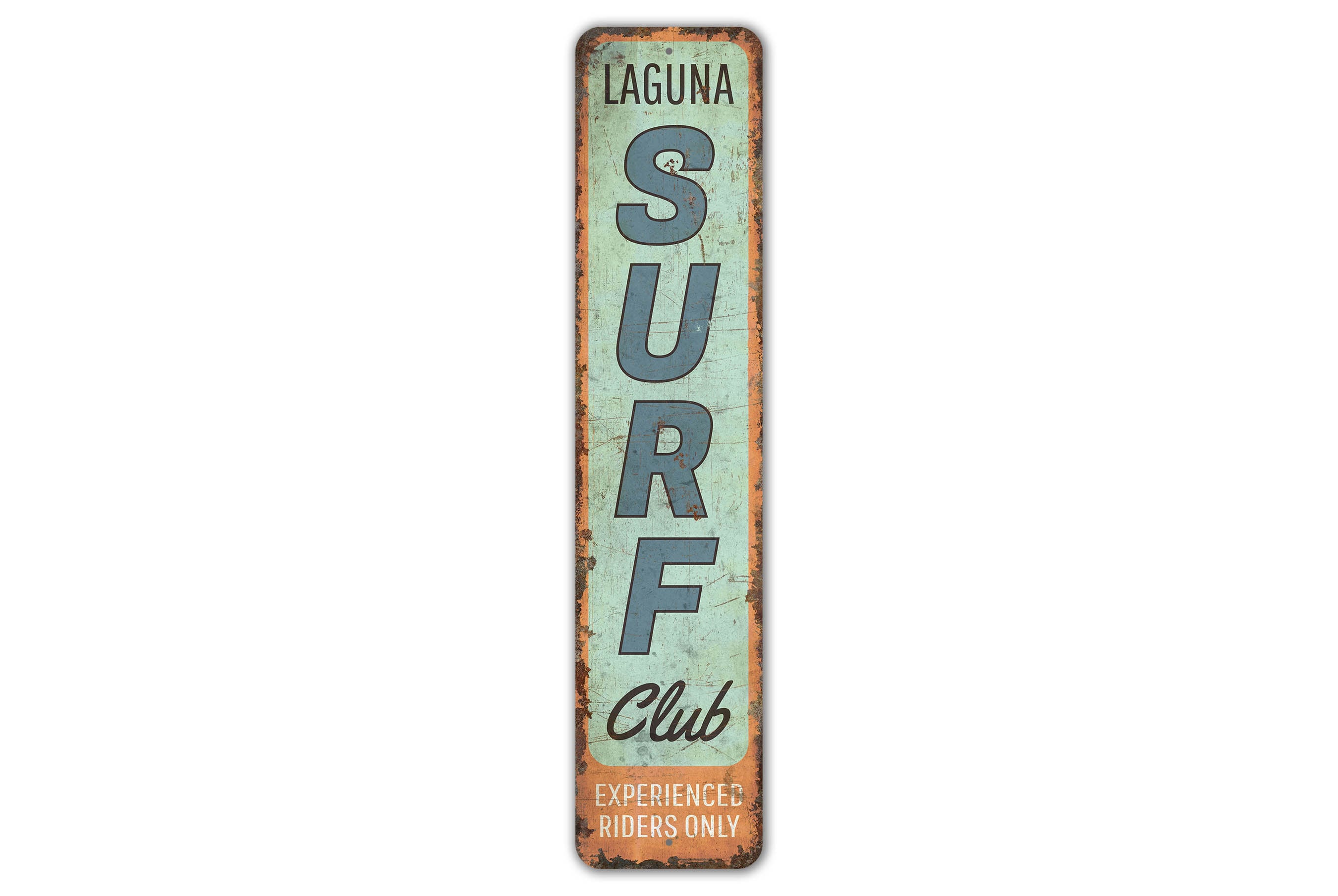 Surf Club Sign - Private Surf Club - Surf Club Decor - Vintage Style Sign - Custom Surf Club Decor - Premium Quality Rustic Metal Sign