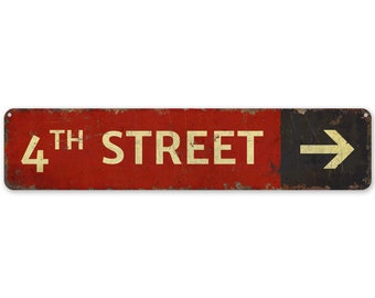 thumbnail image 2 of Personalised Bus Stop Metal Sign – Square, Rusted Print Look – Any Name 2 of 6
