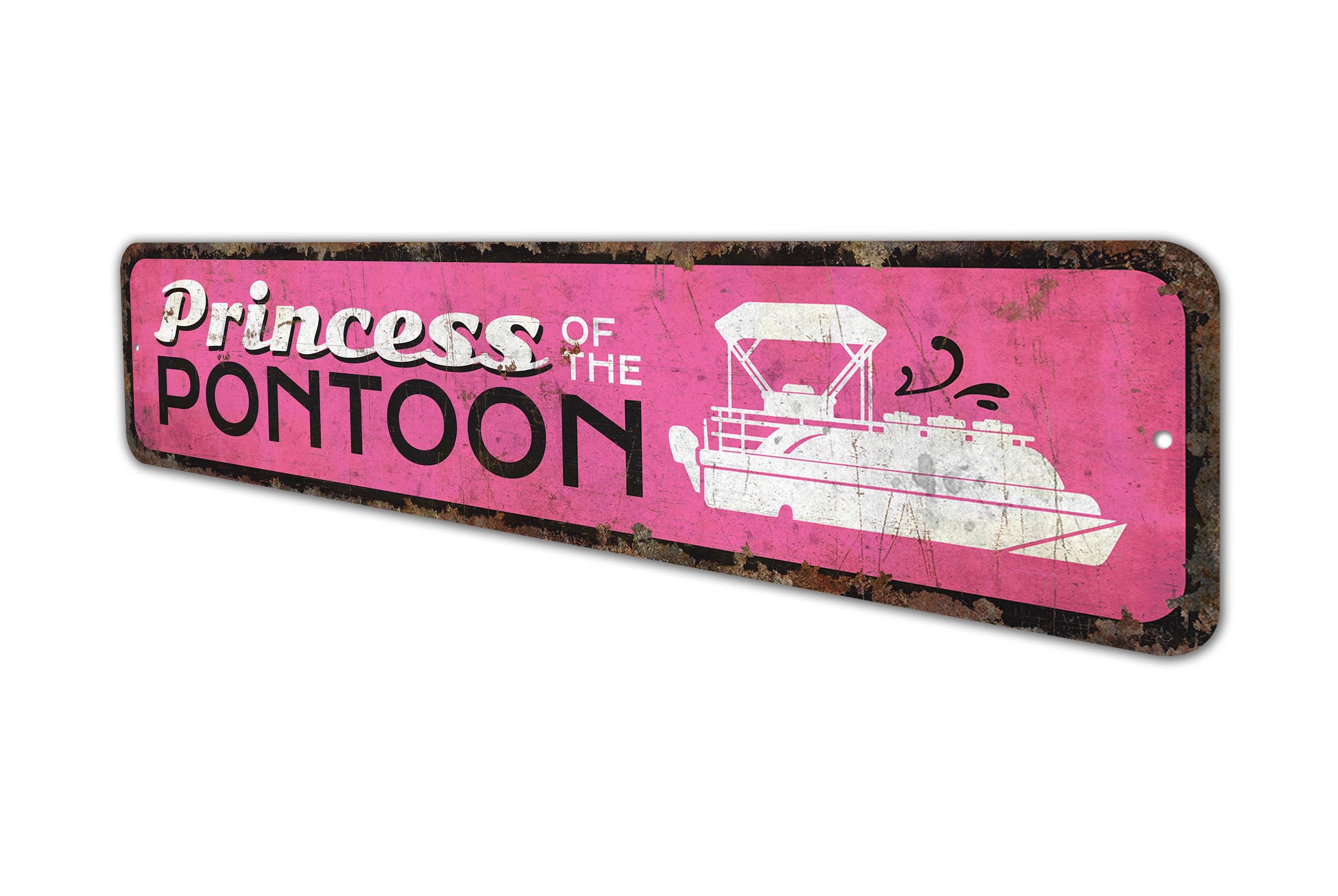 Pontons Store Sign Princess of the Pontoon - Lake Sign - Lake Decor - Pontoon Sign ...