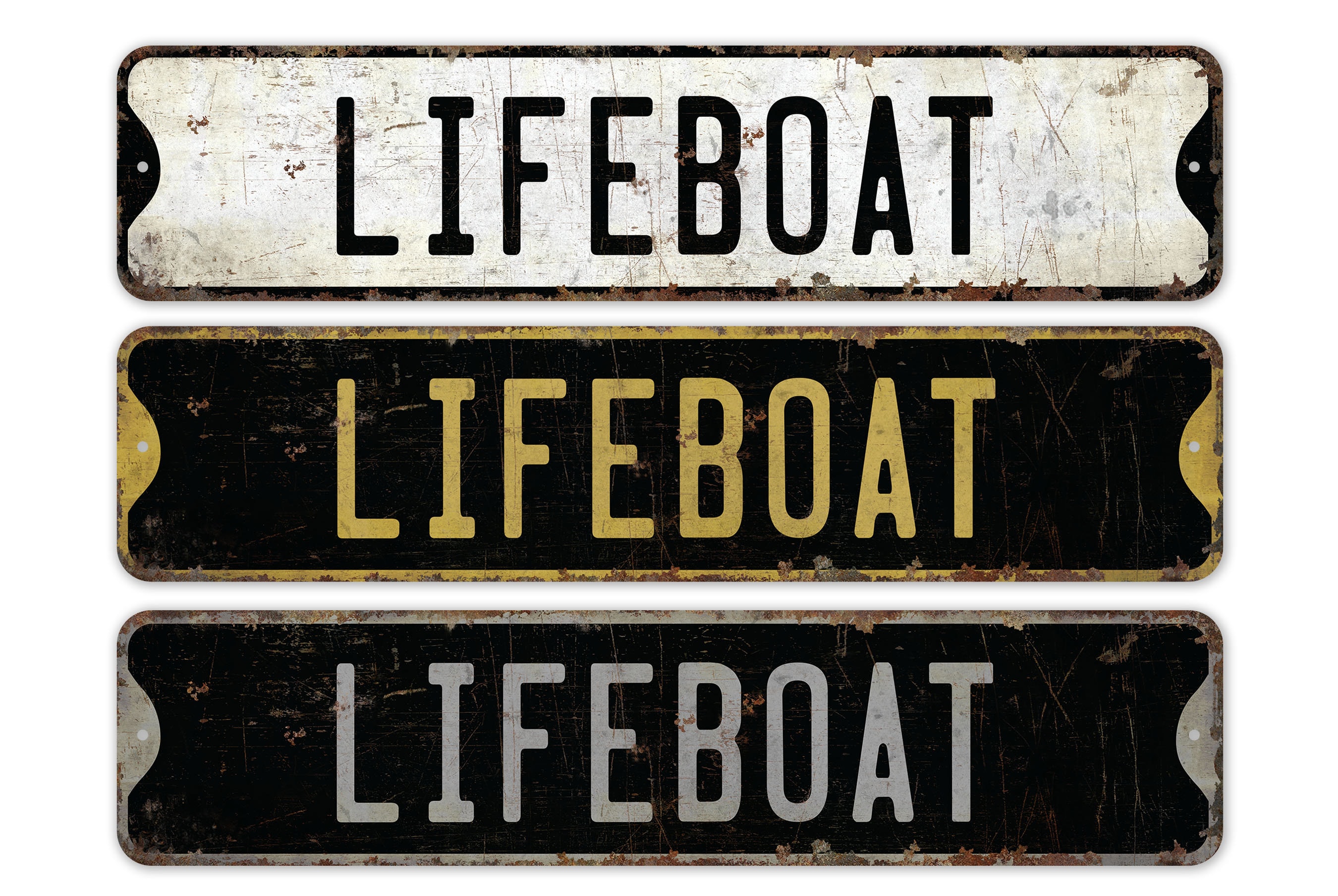 RNLI Rettungsboot Schild – Temporäres Bewusstseinsschild Für Wohltätigkeitsverkauf, Aus Karton