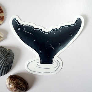 Whale Tail Sticker Waterdichte Bultrug
