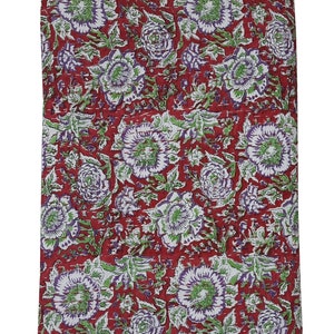 Kantha Quilt Designer Quilt Handmade Kantha Quilt ,Kantha Bedspread Indian Kantha Cotton Quilt Throw Kantha Home Decor Bedspread