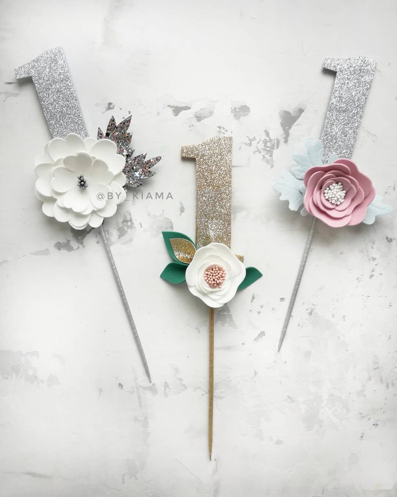 Number One Cake Topper Template 1st Birthday Cake Topper - Etsy