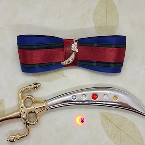 Uranus planet hair accessory hair clip inspired by Magical girl moon with official charm gashapon bandai high school sword talisman