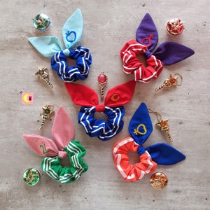 Set 5 Chouchous Inner Senshis Inspiration Manga Magical girl Scrunchie Foulchie eternal darling venus mercury mars jupiter