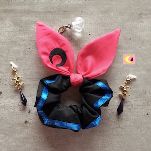 Chouchou Black Lady Scrunchie Foulchie manga Magical Girl Small Princess planète eternal