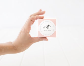 Download Circle Tag Mockup Etsy