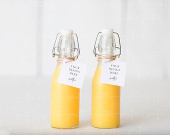 Styled Stock Photography, Wedding Favor Tag Mockup, Gift Tag, Drink Label, JPEG, Welcome Bag, Summer Stock Image, Digital Stock Image