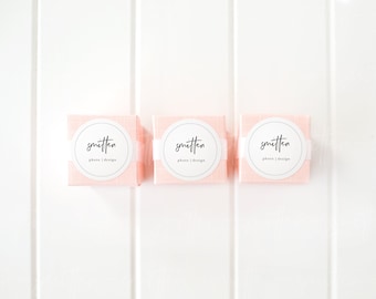 Styled Stock Photography, Square and Circle Tag, Wedding Favor Image JPEG, Wedding Favor Tag Mockup, Box Label Mockup, Digital Stock Image