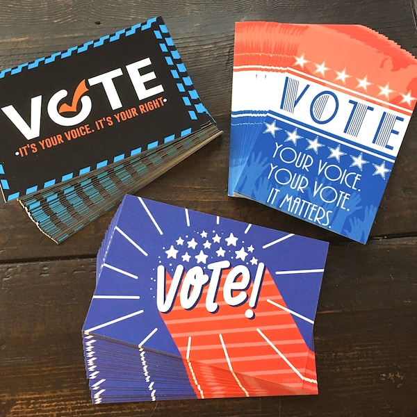 Postcards to Voters! 50 Cards +Donation to LWV!