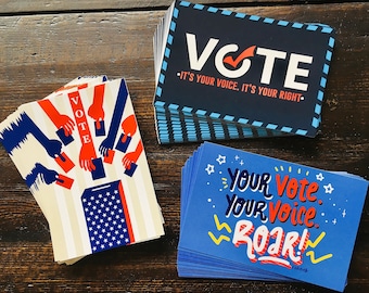 Postcards to Voters! 50 Cards +Donation to LWV!