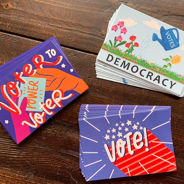 Postcards to Voters! 50 Cards +Donation to LWV!