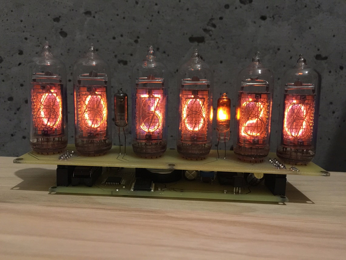 Nixie tube clock IN 14 LED nixie clock tube clock nixie Etsy