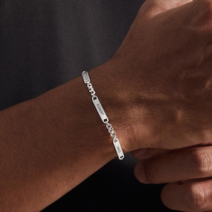 Mens Bracelet Personalized, Gift For Men, Kids Names Bracelet, Dad Bracelet, Gift For Dad, Gift For Husband, Family Name Bracelet