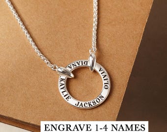Herenketting met naam, kindernamenketting voor papa, cadeau voor man, cadeau voor papa, cadeau van vrouw, ketting vader