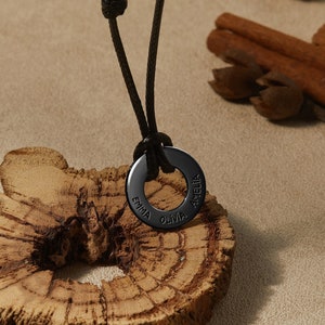 Collana da uomo con nomi, collana per uomo, collana per papà, regalo per il padre dalla figlia, regalo per uomo