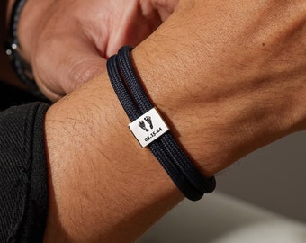 Miscarriage Gift For Dad, Loss Of Baby Gift, Dad Bracelet, Angel Baby  Bracelet, Footprint Bracelet, Infant Loss Gift