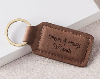 Handwriting Keychain For Men, Gift For Men, Handwritten Keychain, Gift For Men, Memorial Gift For Men, In Memory of Mom