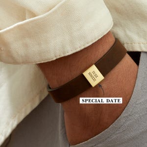 Anniversary Gift For Boyfriend, Gift For Him, Roman Numerals Bracelet, Engraved Bracelet, Husband Gift