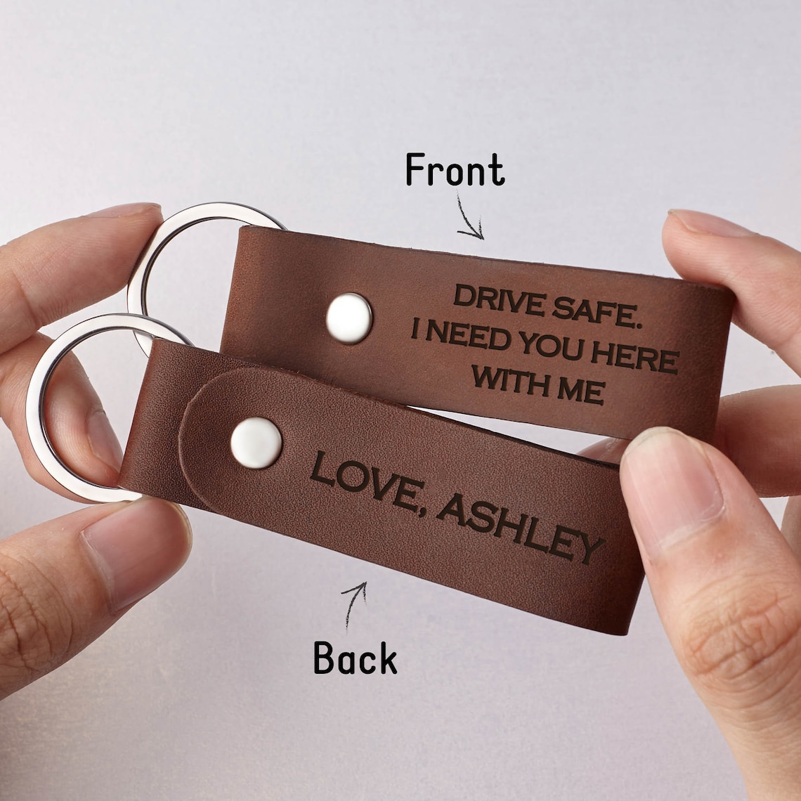 Drive Safe I Love You Keychain Drive Safe Handsome Keychain Etsy