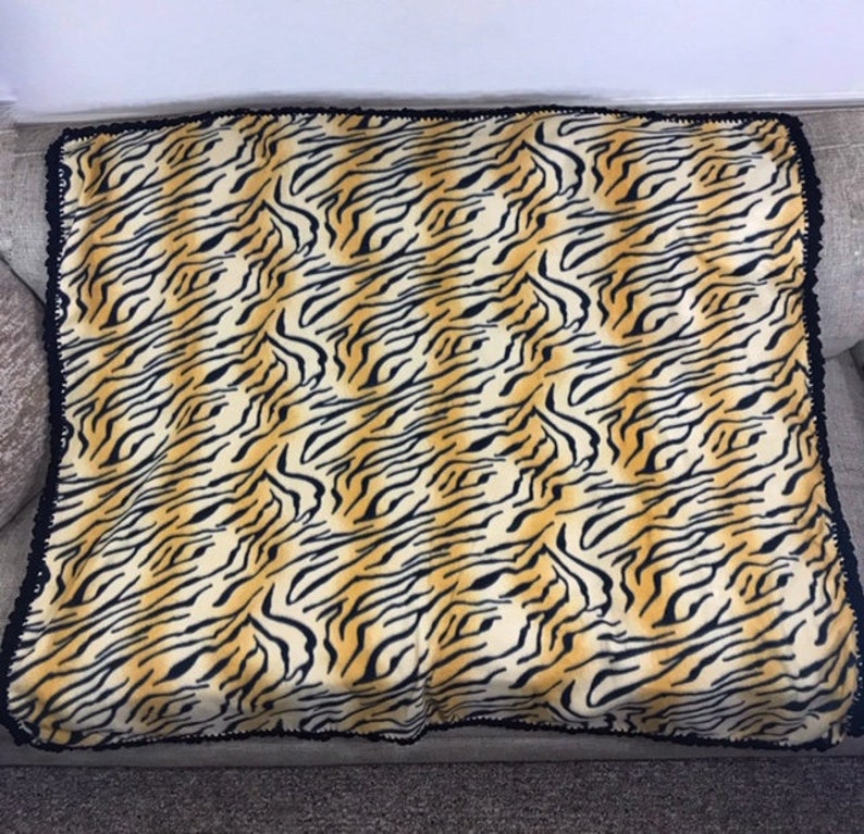 Tiger blanket Etsy