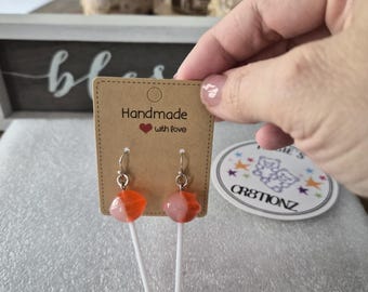 Realistic Lollipop dangle earrings