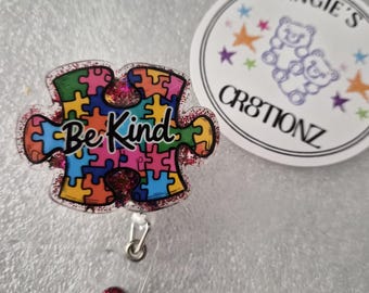 Faccina sorridente - Badge di sensibilizzazione sull'autismo