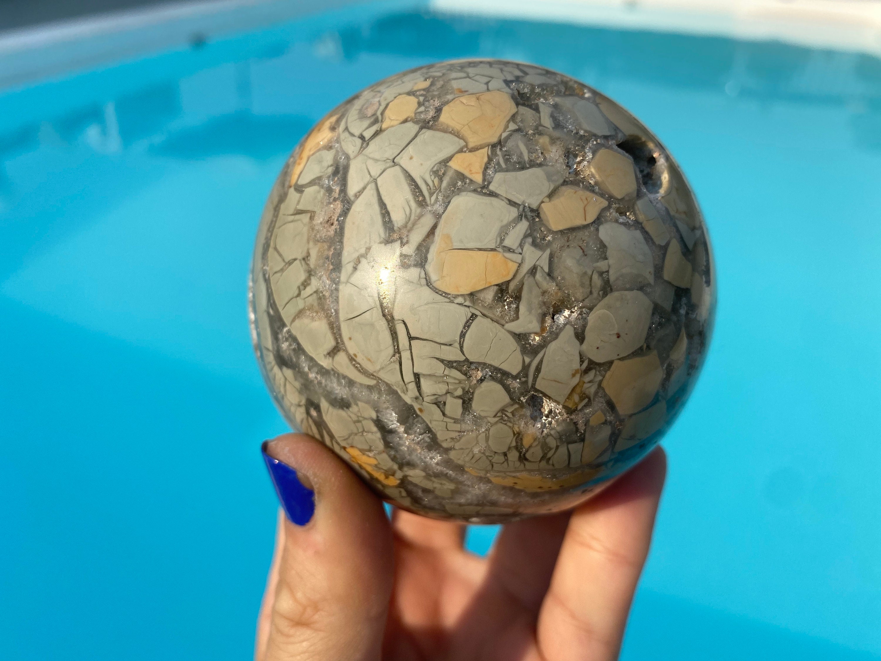 Ibis Jasper Sphere - Etsy