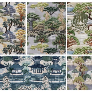 Japanese Forests & Gardens Embroidery Master Pattern Pack I - Seamless ...