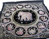 Vintage Zodiac Kalaga featuring Sacred White Elephant