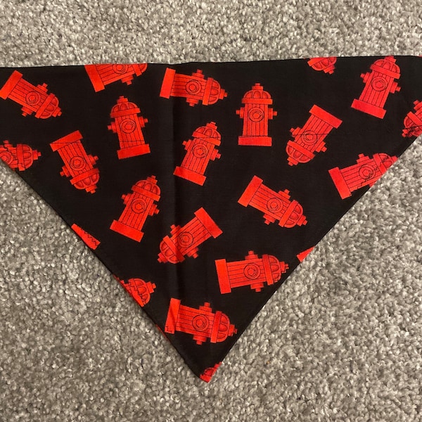 Fire Hydrants Over the Collar Dog/Cat Bandana