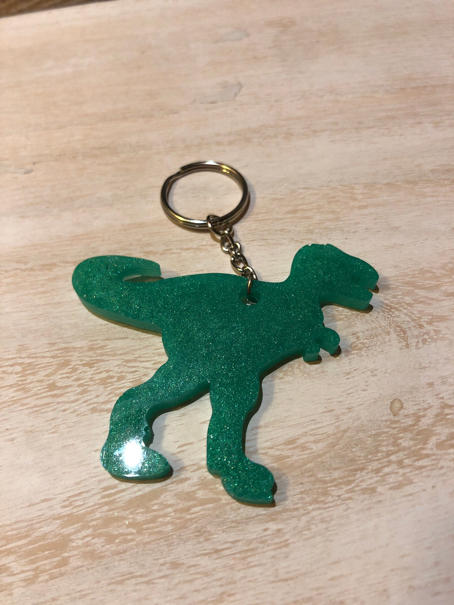 TRex dinosaur keychain Etsy