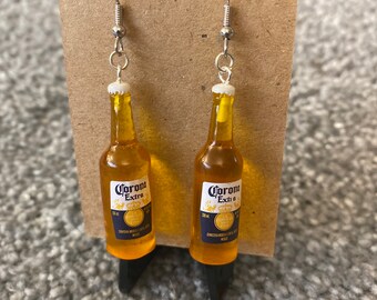 Mini Beer Bottle Earrings