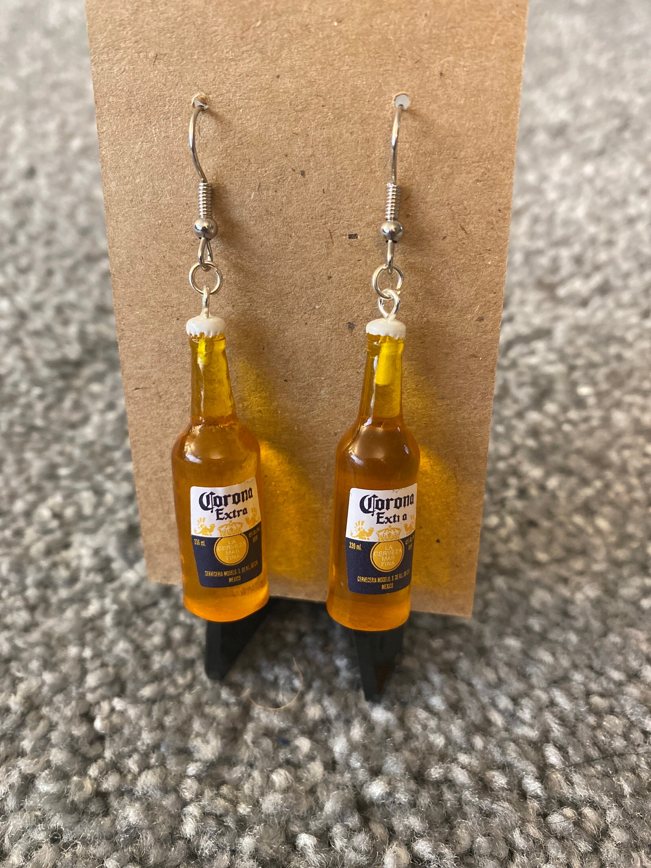 Corona Extra ボトルキャップピアス Corona Bottle Earrings - Etsy