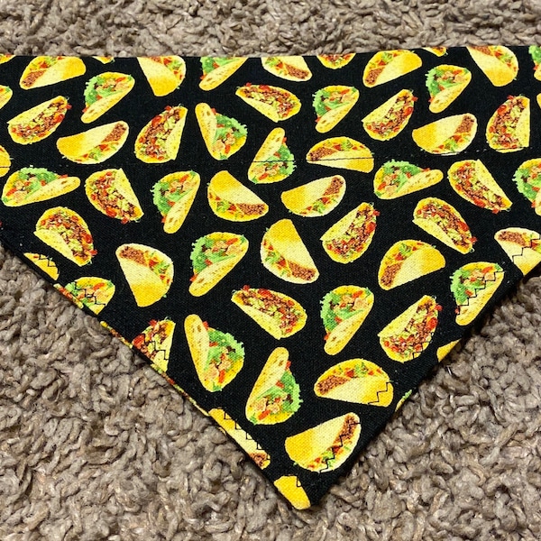 Tacos Over the Collar Dog/Cat Bandana