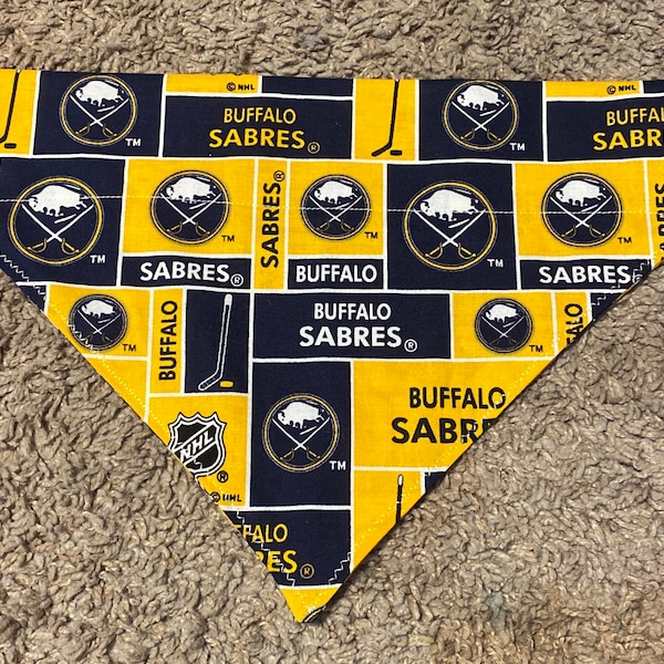 Buffalo Sabres Over The Collar Style Dog/Cat Bandana