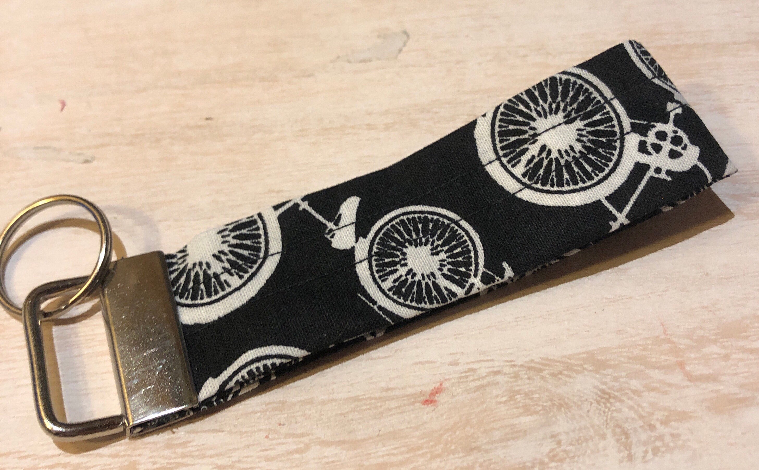 Bicycle Keychain Key Fob Etsy