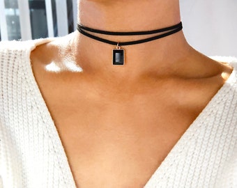 ★BLACK PURPLE★送料込★韓国★人気★Allure layering necklace ☆BLACK PURPLE☆送料込☆韓国☆人気☆Allure layering necklace