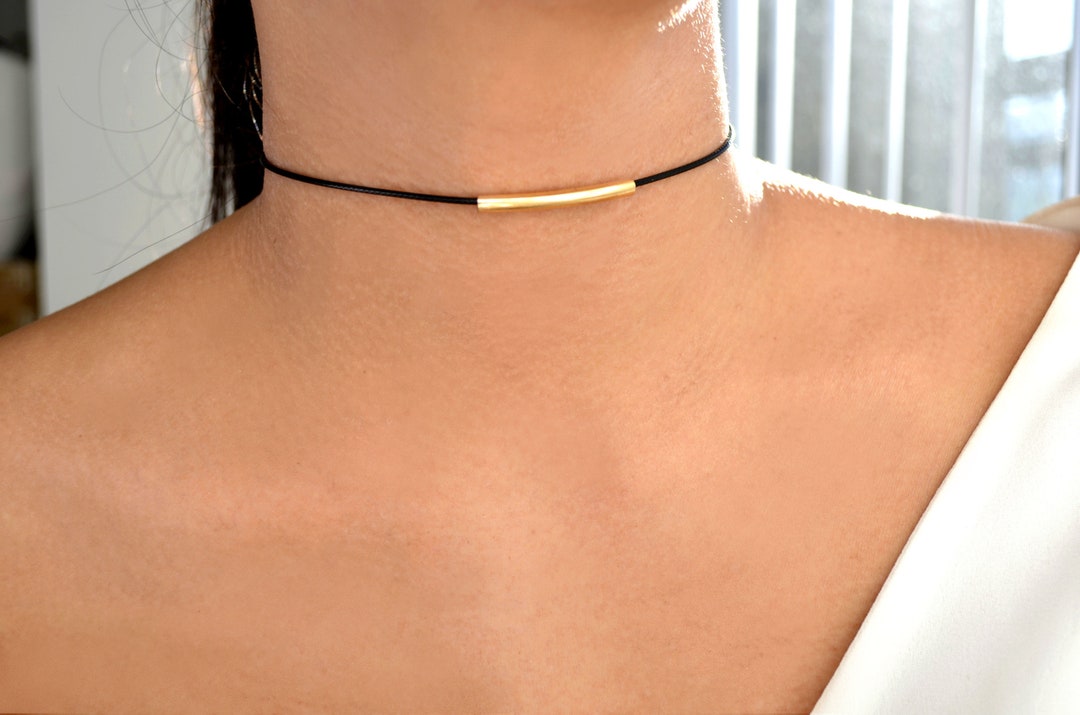 Black cord choker Clearance