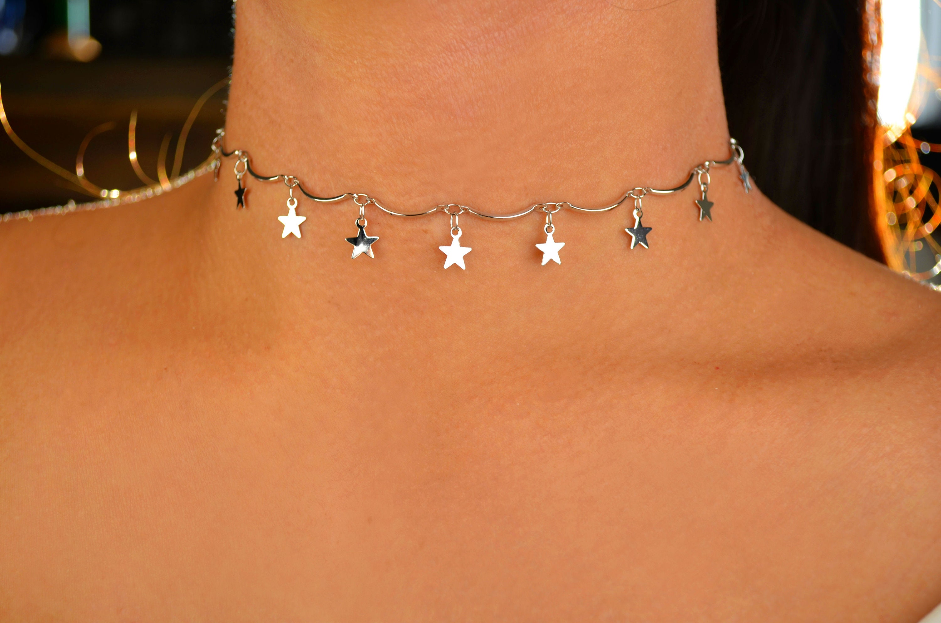 Silver Star Choker