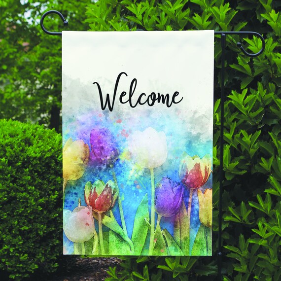 Download Garden Yard Flag Mockup Sublimation 12 X 18 Garden Flag In Etsy