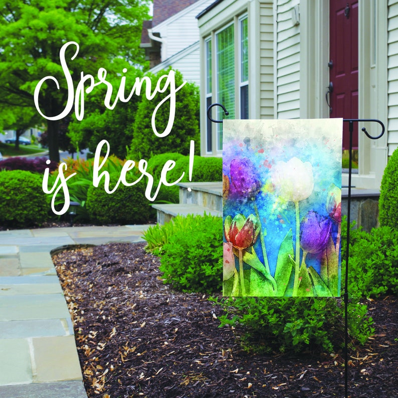 Download Garden Yard Flag Mockup Sublimation 12 x 18 Garden Flag Mock | Etsy