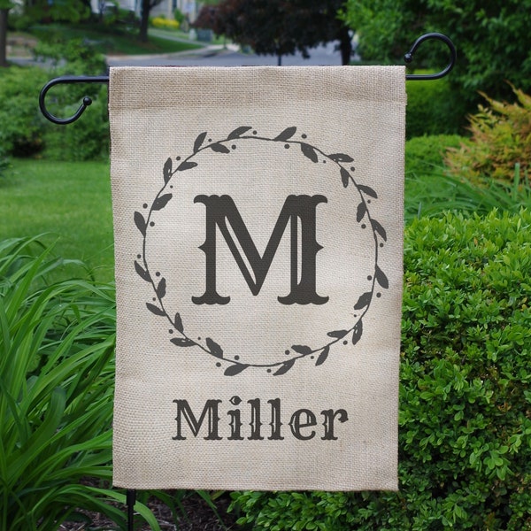 Burlap Garden Flag - Etsy